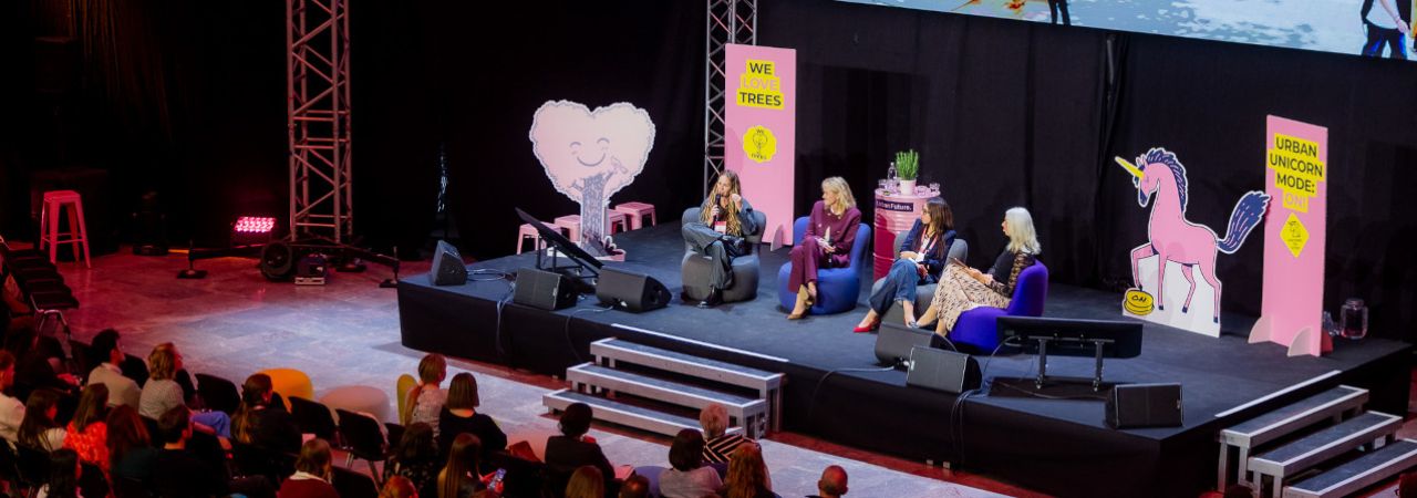 Panel-Diskussion bei der Urban Future