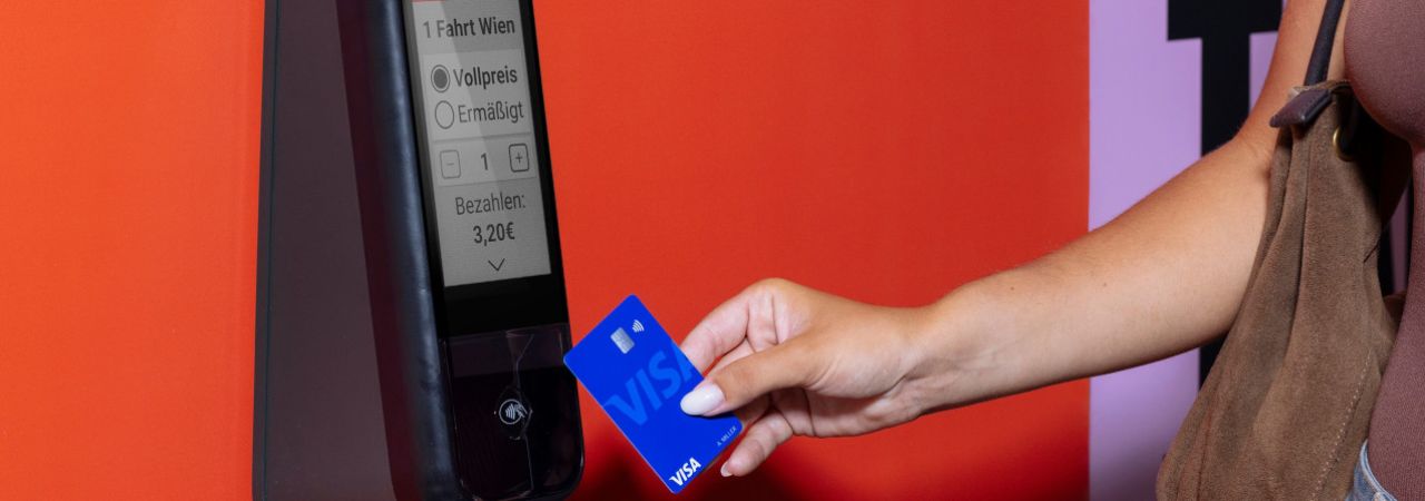 Ticket-Kauf am Tap+Ride-Gerät