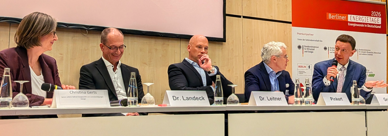 Panel bei den Energietagen 2026 in Berlin