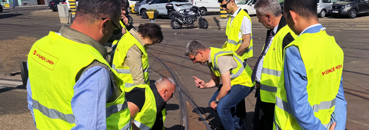 Analyse der Schienensicherheit mit Delegation aus Sarajevo