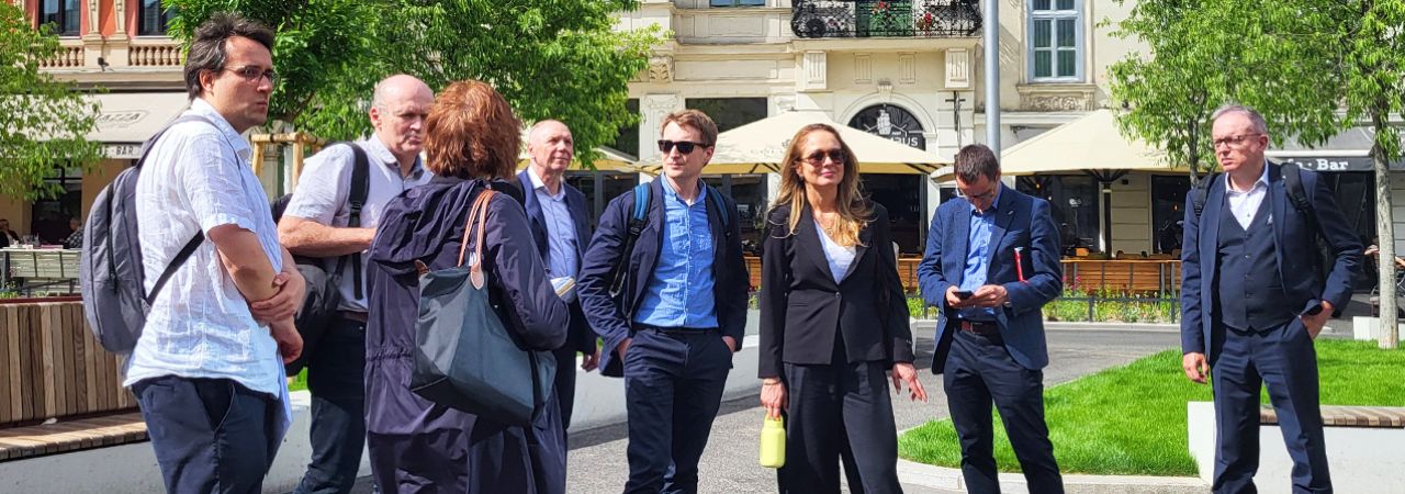Die Delegation aus Warschau