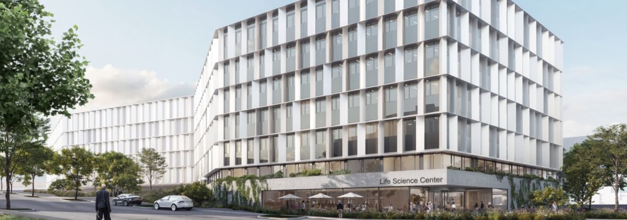 Visualisierung des neuen Life Science Centers